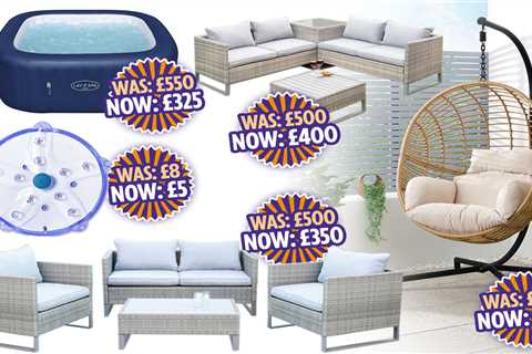 B&M launches garden furniture sale with massive discounts on hot tubs, hanging egg chairs and..