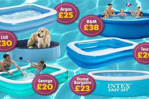 Cheapest swimming pools starting from £20 including Tesco, B&M and Lidl bargains