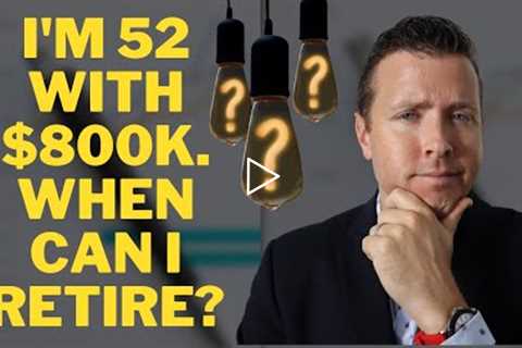 Can I Retire at 52 with $800,000 in Retirement Savings & Investments || Rob & Jen's Can I..