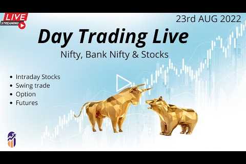 Intraday Live Trading : Nifty & Bank Nifty | Stock Market : 23rd August