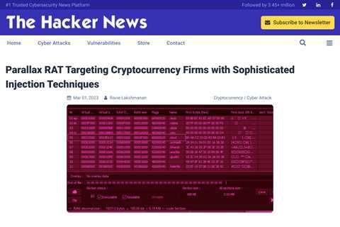 Cryptocurrency Firms Under Attack by Parallax RAT Malware