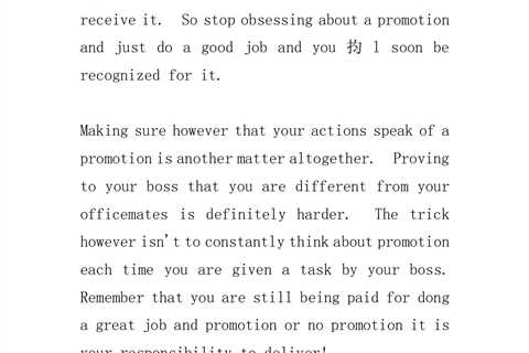 How to Convince Your Boss You Deserve a Promotion